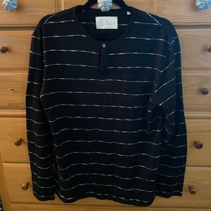 Soft striped long sleeve tee